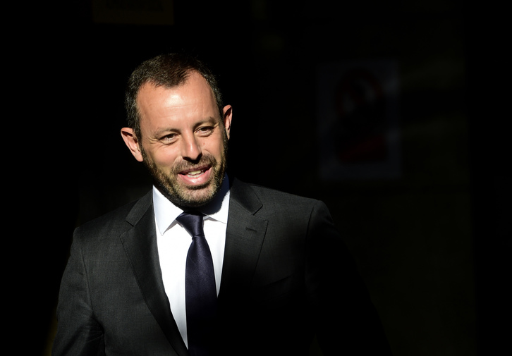 El expresidente del FC Barcelona Sandro Rosell, en una imagen de archivo. (Pierre-Philippe MARCOU/AFP)
