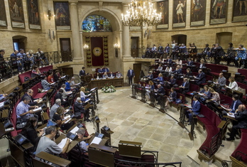 Debate sobre política general en las Juntas Generales de Bizkaia. (Luis JAUREGIALTZO / ARGAZKI PRESS)