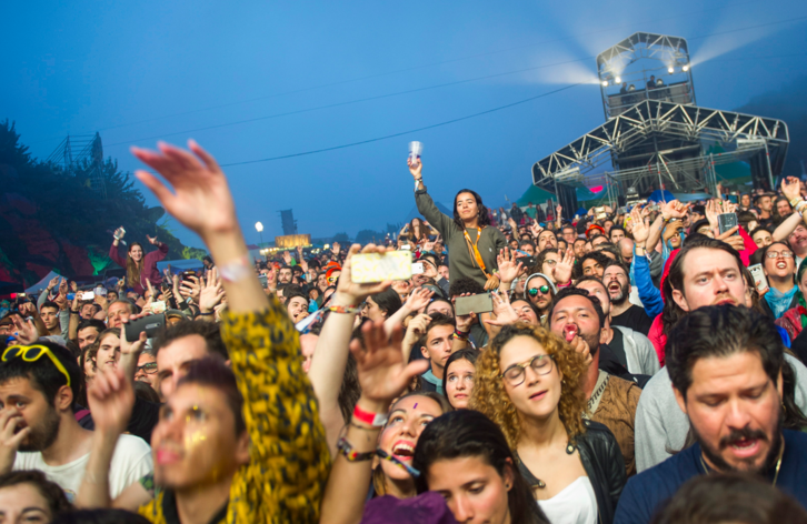Miles de personas llenaron el BBK Live para ver a The Killers. (Monika DEL VALLE / ARGAZKI PRESS)