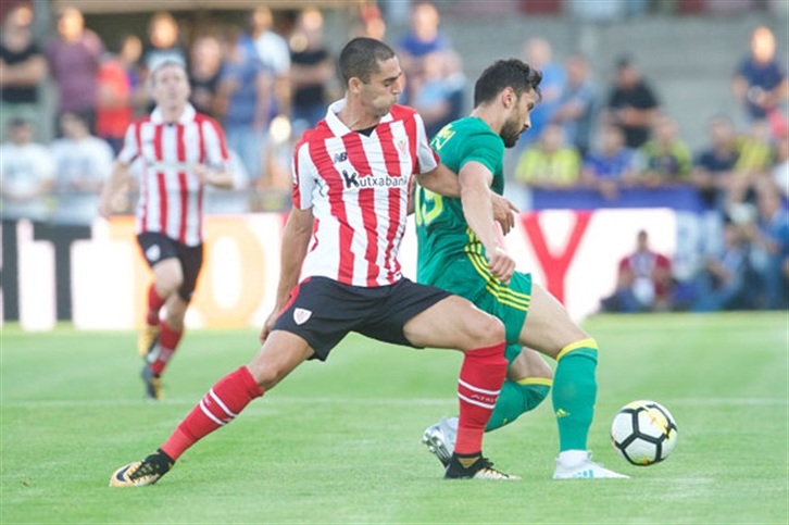 Sabin Merino fue sustituido en el minuto 44. (ATHLETIC CLUB)