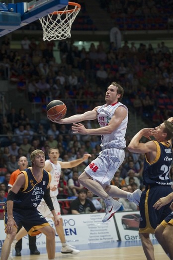 Marcelinho Huertas, cuando jugaba en el Baskonia en 2011. (Juanan RUIZ/ARGAZKI PRESS)