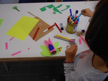 Imagen de un taller realizado el año pasado en el Museo de Educación Ambiental. (AYUNTAMIENTO DE IRUÑEA)