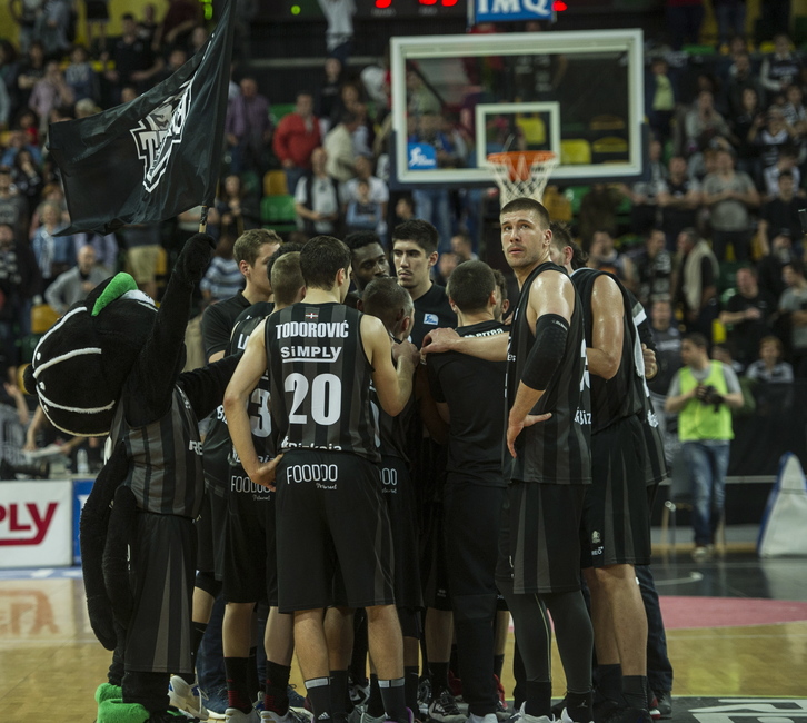 Bilbao Basket en un partido de la pasada temporada. (Marisol RAMIREZ / ARGAZKI PRESS)