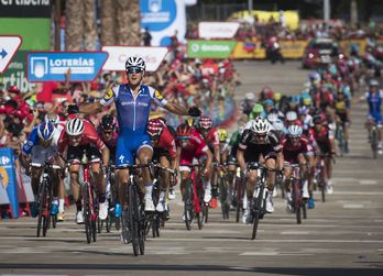 Trentin indartsu agertu da Tarragonan. (Jaime REINA / AFP)