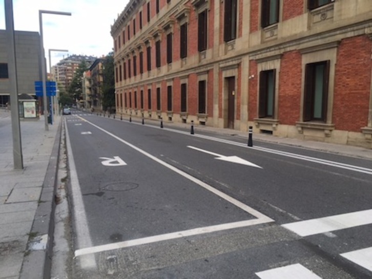 La mayoría de Iruñea exige que se mantenga la Amabilización en la calle Padre Moret.