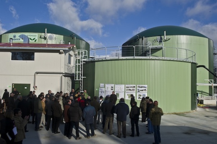 La planta de biogás de Ultzama, en una imagen de archivo. (Lander FDEZ. ARROIABE/ARGAZKI PRESS)