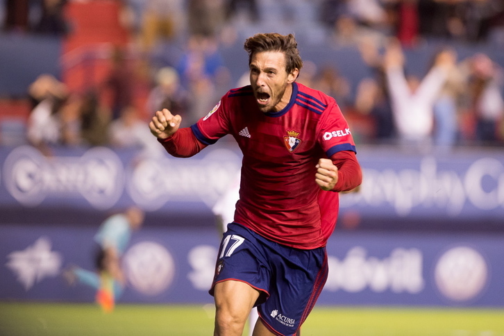 Xisco, celebrando un gol. (Iñigo URIZ / ARGAZKI PRESS)