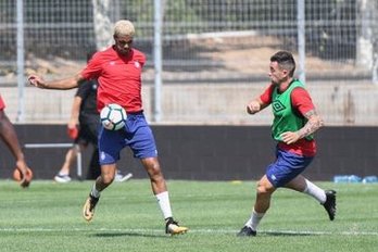 Jonás Ramalho durante un entrenamiento. (@JonasRamalho93)