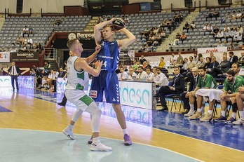 Gipuzkoa Basket ha pasado por encima del Betis. (Gorka RUBIO / ARGAZKI PRESS)