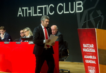 Josu Urrutia, presidente del Athletic. (Luis JAUREGIALTZO / ARGAZKI PRESS)