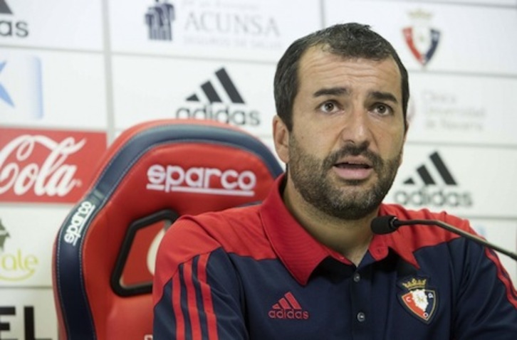 Diego Martínez ha reconocido la importancia del partido ante el Oviedo. (OSASUNA)