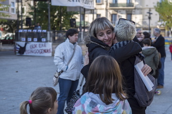 Agirregabiriak eta Rokandiok herritarren babesa jaso zuten igandean. (Gorka RUBIO/ARGAZKI PRESS)