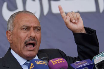 El expresidente de Yemen Ali Abdullah Saleh, en una imagen de archivo. (Mohammed HUWAIS/AFP)