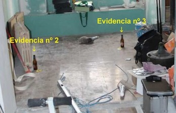 Objetos con huellas que permitieron identificar a uno de los implicados en el robo de Burlata. (GOBIERNO DE NAFARROA)