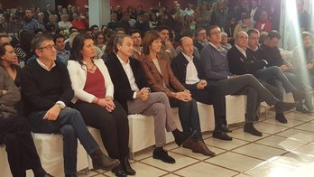 Zapatero, Rubalcaba y Madina han sido los galardonados por las Juventudes Socialistas de Euskadi. (@socialistavasco)