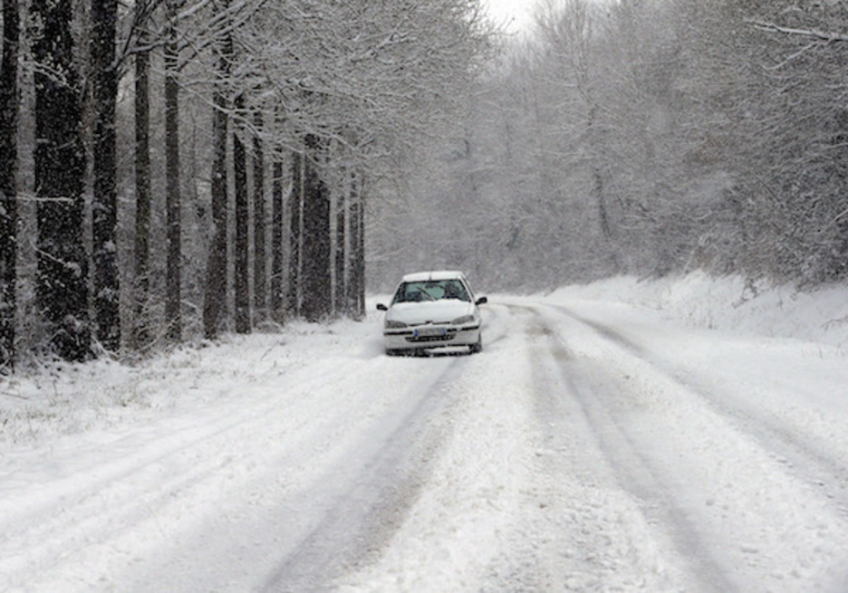 La circulation a été perturbée à cause la neige. ©Bob EDME