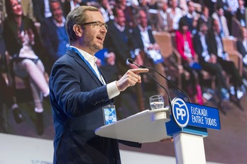 Javier Maroto en un acto del PP.(Juanan RUIZ/ARGAZKI PRESS)