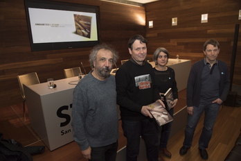 Liburuaren aurkezpena, San Telmo Museoan. (Juan Carlos RUIZ / ARGAZKI PRESS)