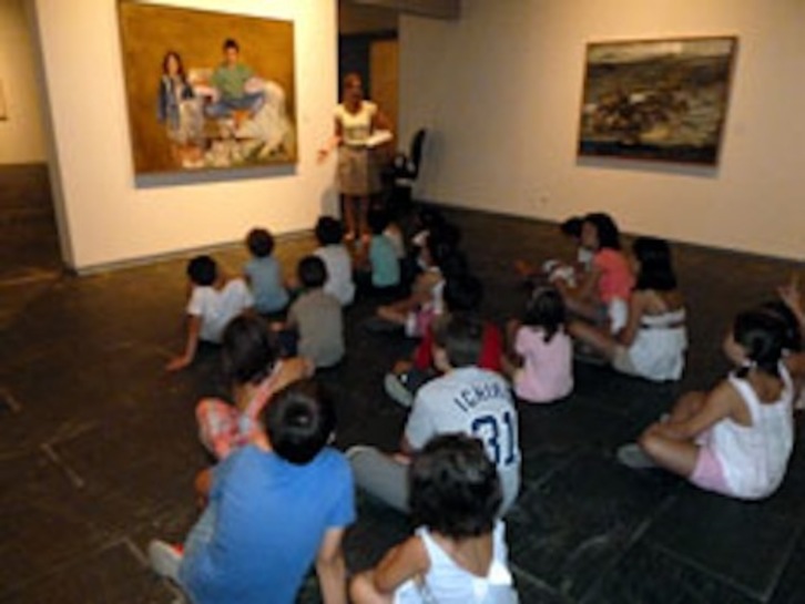 Taller celebrado el año pasado en el Museo de Nafarroa. (GOBIERNO DE NAFARROA)