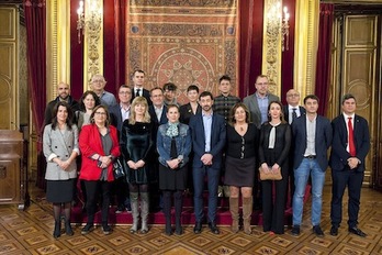 Asistentes al I Encuentro de la Red Interautonómica de Memoria Histórica en Iruñea. (GOBIERNO DE NAFARROA)