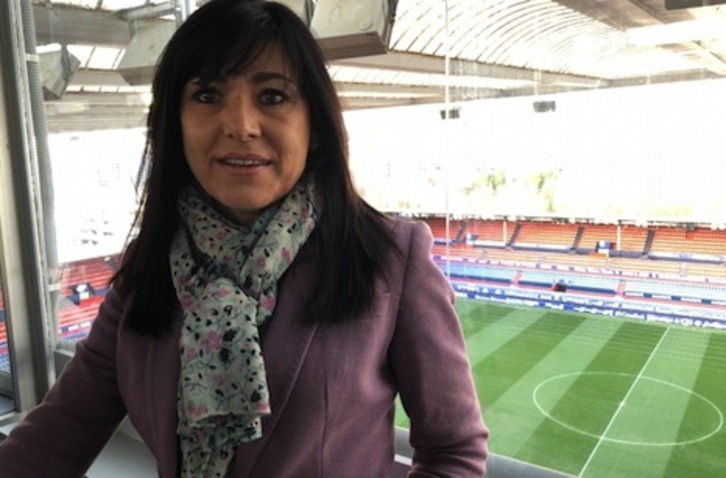 Luisa Garde, nueva defensora del socio de club rojillo. (OSASUNA)