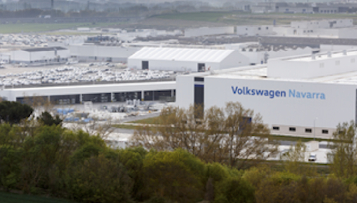 Imagen de la planta de VW Nafarroa en Landaben. (VOLKSWAGEN)