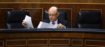 Cristóbal Montoro, ministro español de Hacienda, en una imagen de archivo. (J. DANAE/FOKU)