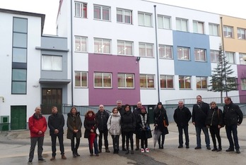 Visita parlamentaria al colegio de Beriain. (PARLAMENTO DE NAFARROA)