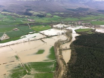 El río Arakil, a la altura de Hiriberri. (@gob_na)