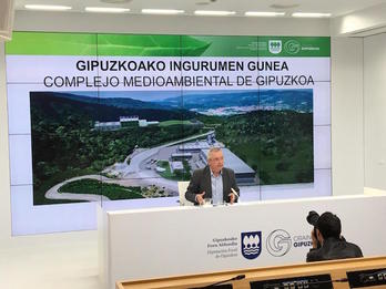 El presidente de GHK y diputado foral de medio Ambiente, José Ignacio Asensio. (Gipuzkoako Foru Aldundia)