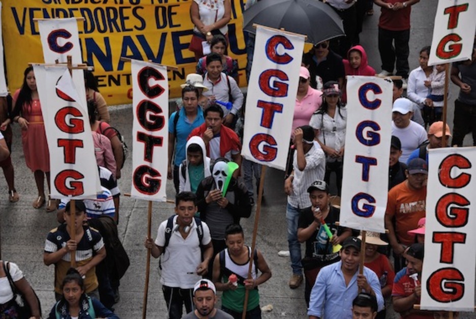 Guatemalako Hiria, Guatemala. (Johan ORDOÑEZ/AFP)