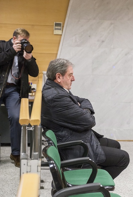 Renteria, durante el juicio en la Audiencia de Bizkaia. (Marisol RAMIREZ/FOKU)