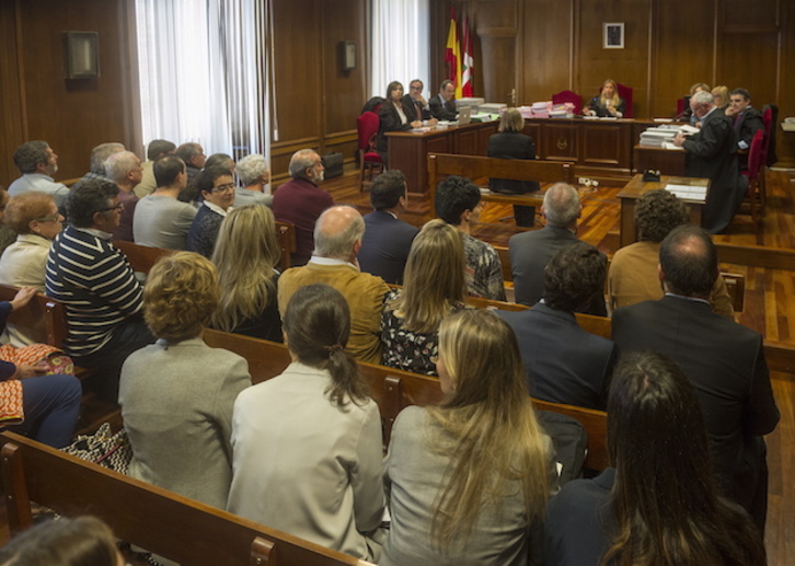 Primera sesión del juicio por las aportaciones de Fagor. (Juanan RUIZ / FOKU)