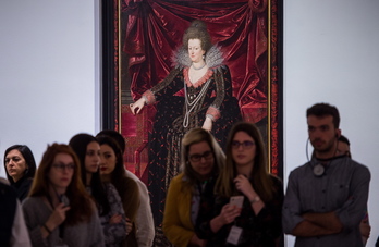 Presentación de la muestra del 110 aniversario del Bellas Artes. (Luis JAUREGIALTZO / FOKU)