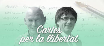 Ibarretxe y Puigdemont, en un montaje de Vilaweb. (Vilaweb)