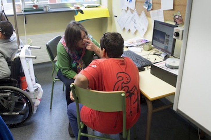 Andrés Muñoz es el único colegio público de educación especial de Iruñerria. (Iñigo URIZ/FOKU)