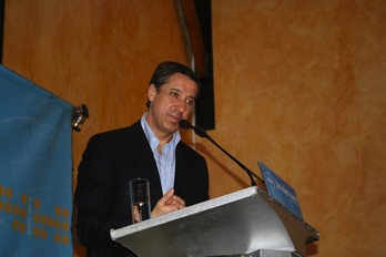 Eduardo Zaplana, en 2008, durante un acto del PP. (FLICKR/DOLORS NADAL)