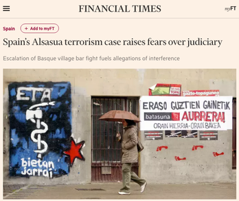 El caso de los jóvenes de Altsasu en el FT.