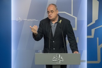 Joseba Egibar, portavoz parlamentario del PNV. (Juanan RUIZ/FOKU)