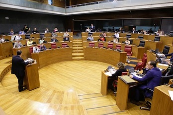 La Cámara navarra ha tomado en consideración la proposición de Ley de Vida Digital. (PARLAMENTO DE NAFARROA)