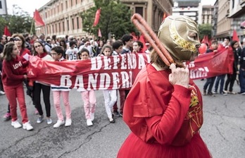 Imagen de la anterior manifestación convocada por Mendiburu. (Jagoba MANTEROLA/FOKU)