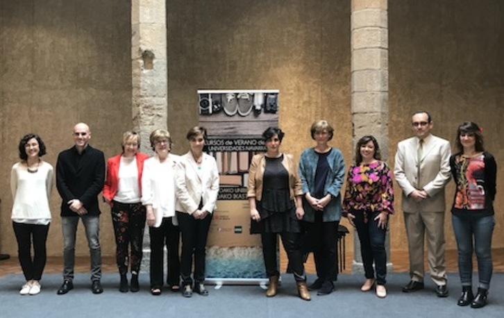 Presentación de los curos de verano de las universidades de Nafarroa. (GOBIERNO DE NAFARROA)