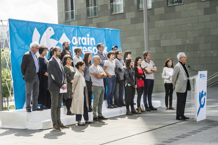 Presentación de la dinámica ‘Orain presoak’ en Bilbo. (Marisol RAMÍREZ / FOKU)