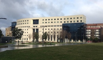 El Palacio de Justicia de Iruñea está siendo remodelado para ampliar y mejorar el Juzgado de Violencia contra la Mujer.