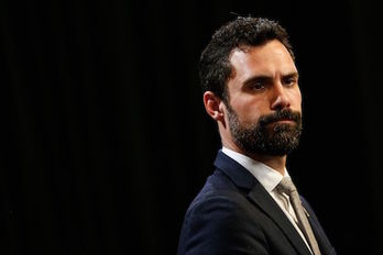 Roger Torrent, presidente del Parlament. (Pau BARRENA/AFP)