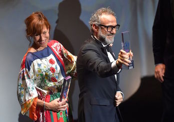 Massimo Bottura es el chef del Osteria Francescana, elegido mejor restaurante del mundo. (Ander GILLENEA / AFP)