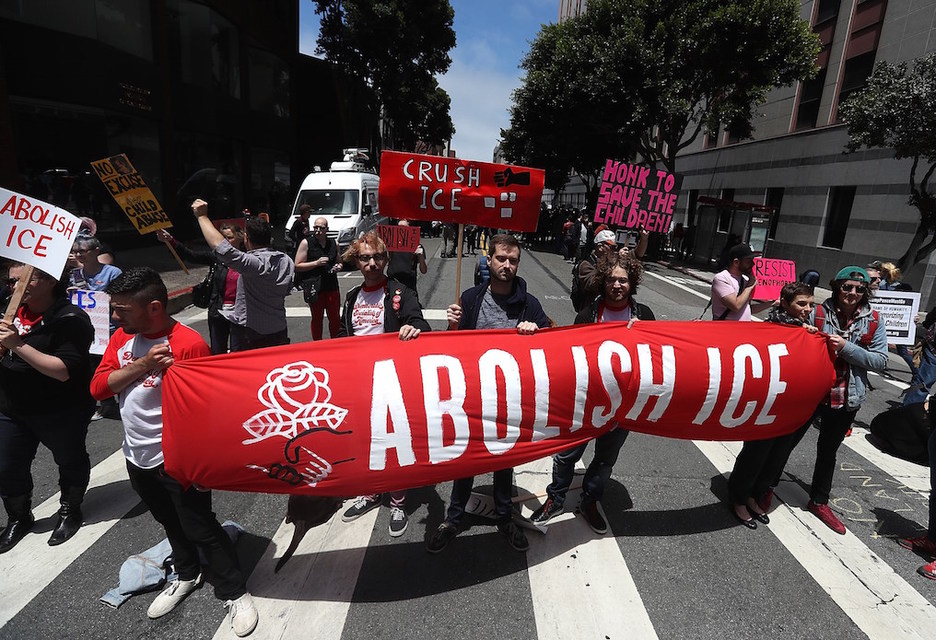 Los manifestantes han bloqueado carreteras en San Francisco. (Justin SULLIVAN / AFP)