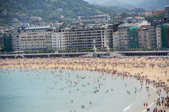 Aemet espera un verano «normal» en el conjunto de Hego Euskal Herria. (Gorka RUBIO/FOKU)