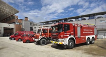 Nuevos vehículos adquiridos por el Servicio de Bomberos-Nafarroako Suhiltzaileak. (GOBIERNO DE NAFARROA)