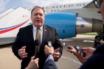 Mike Pompeo, secretario de Estado de EEUU, es el blanco de las críticas de Pyongyang. (Andrew HARNIK/AFP)